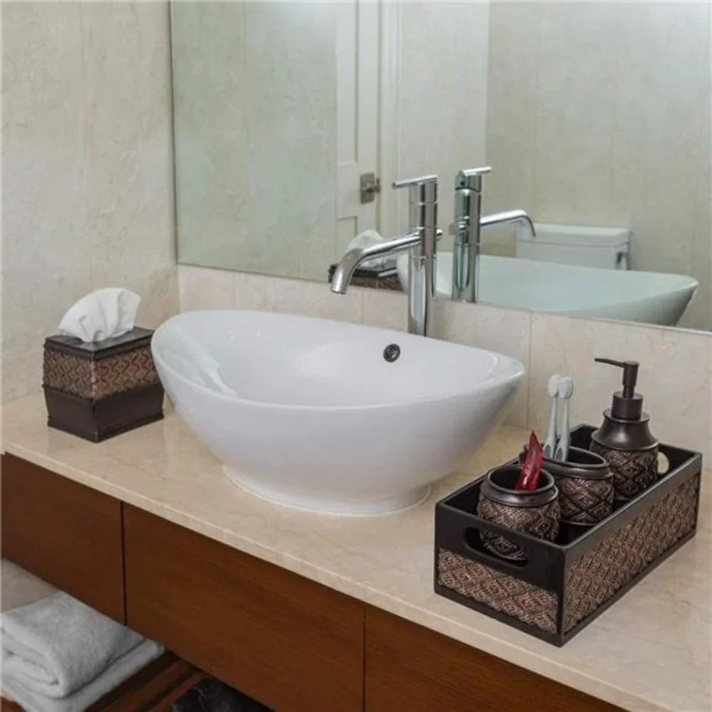 Bathroom Decor Box Toilet Paper Storage Basket - Bathroom Storage Toilet Tank